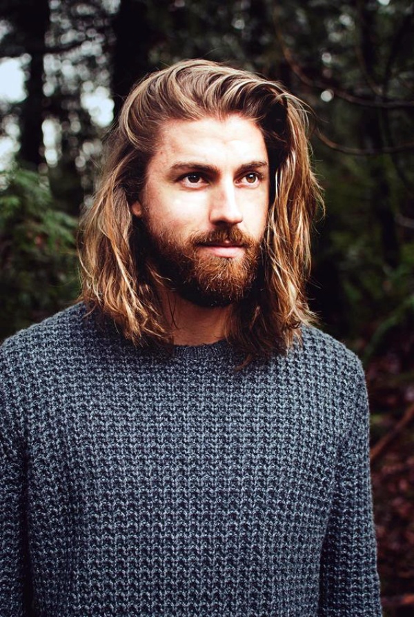 Trendy Long Hair With Beard Styles For Men