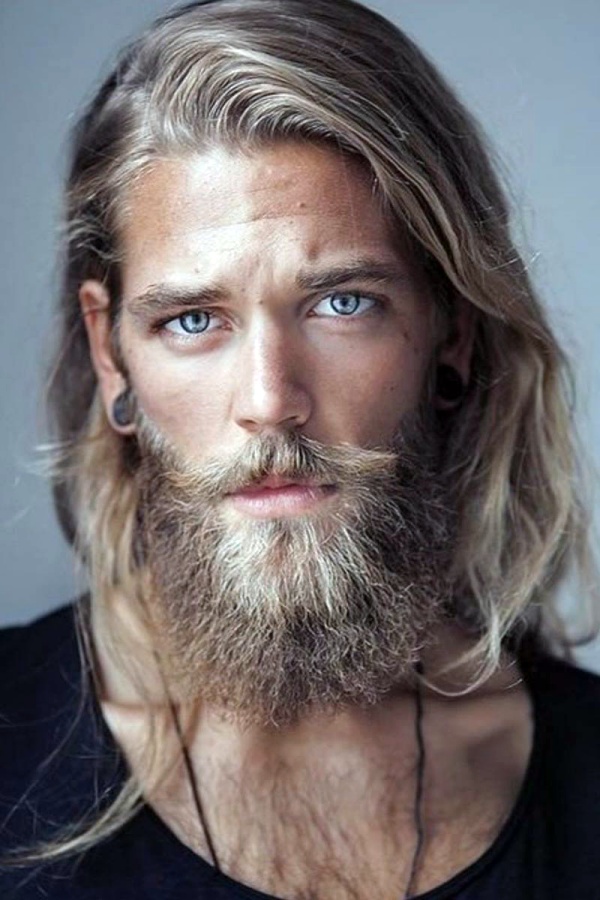 Trendy Long Hair With Beard Styles For Men